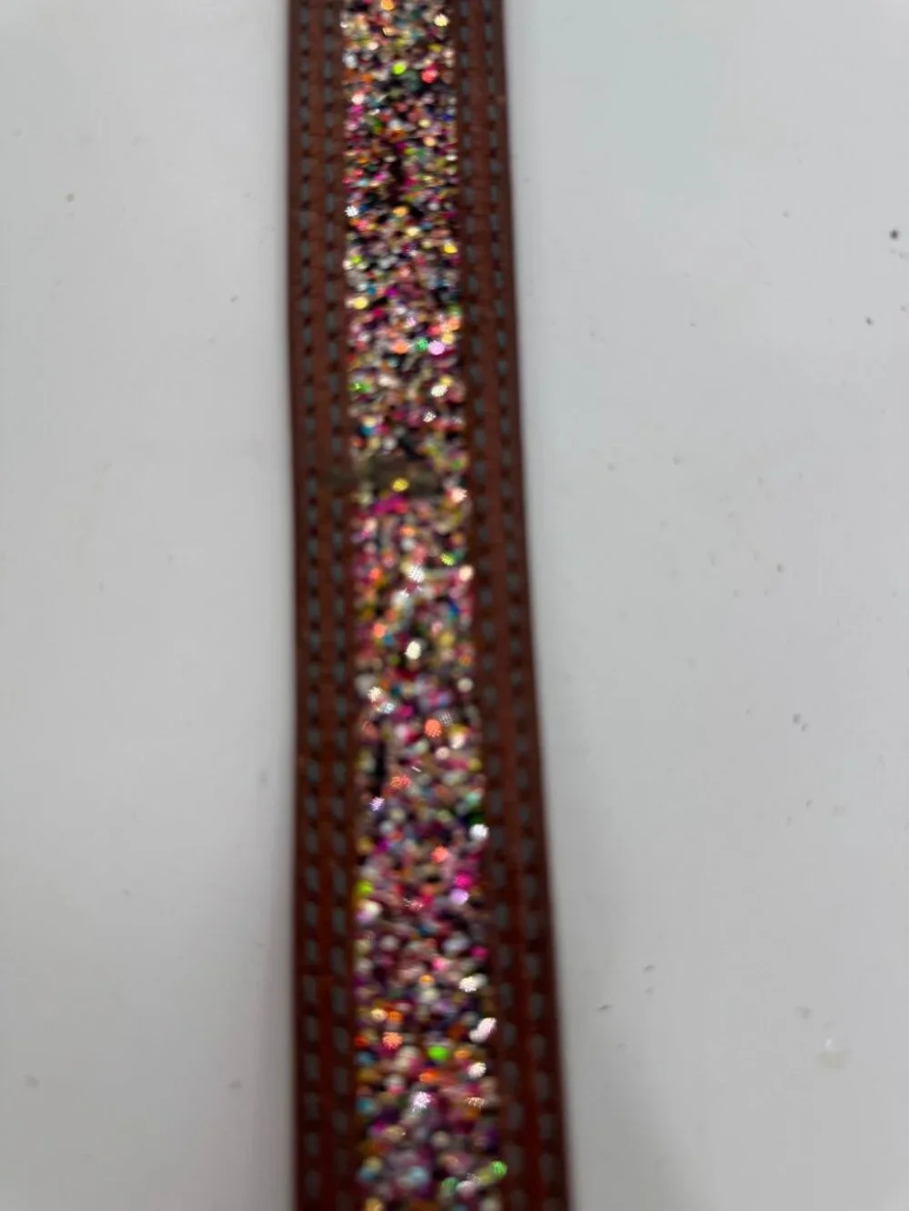 Shyanne Girls Glitter Leather Belt Set Size 20 & 24 Interchangeable Pegasus Buck